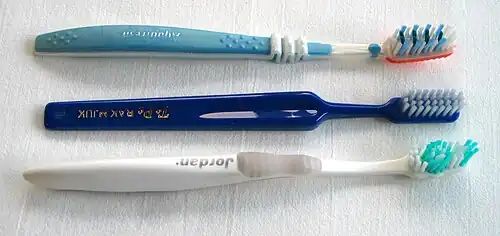 plastic toothbrushes