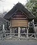 Reconstructed grain storehouse in Toro, Shizuoka