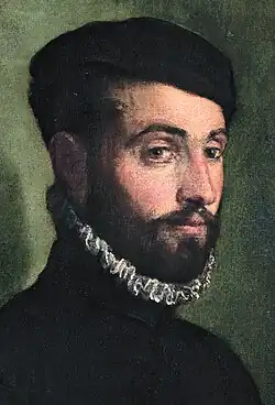Portrait of Torquato Tasso, aged 22, by Jacopo Bassano
