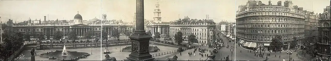 Trafalgar Square, 1908