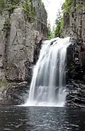 Trollfoss in Larvik, the tallest waterfall in Vestfold.[192][193][194]