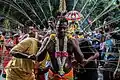 The Indian community celebrated Thaipusam festival in Medan