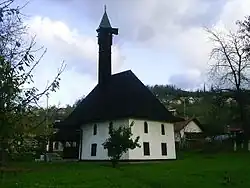 Huseina Čauša džamija (a.k.a. Džindijska), 17th-century traditional wooden mosque in Tuzla, Bosnia and Herzegovina
