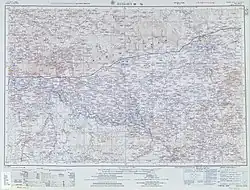 Map including Hohhot (labeled as KUEI-SUI) (AMS, 1963)