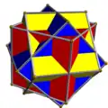 A compound of three cubes