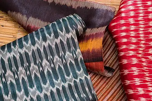 T'nalak cloth of the T'boli dreamweavers, one of the many types of traditional abacá cloths in the Philippines
