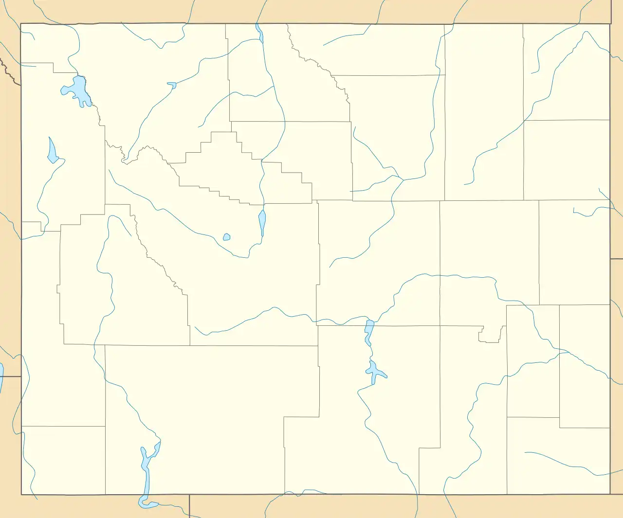 Wyoming is located in Wyoming