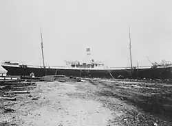 The deck of U.S.S. Abarenda served as capitol from 1899-1902, and Commander Benjamin Franklin Tilley's cabin as the Governor’s residence.[105][106]