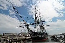 USS Constitution in dock, 2018