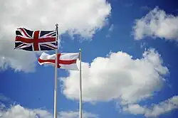 Union Jack and Flag of England