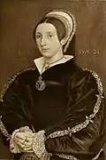 Unknown woman, formerly known as Catherine Howard, 1902, after Hans Holbein the Younger[91][90]