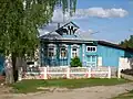 A traditional village house near Kstovo, Russia