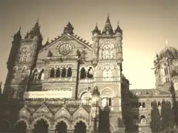 Victoria Terminus, before being renamed to Chhatrapati Shivaji Terminus in 1995