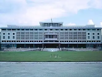 The Independence Palace in 1967. It was the official residence and workplace of the President of South Vietnam.