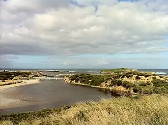 Warrnambool foreshore from Pickering Point