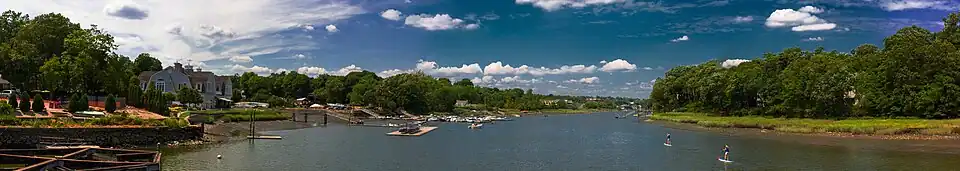 View of Saugatuck River from Saugatuck River Bridge