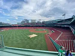 View of Fenway Park from the top of the Green Monster