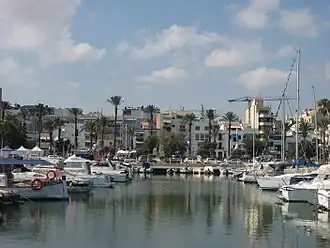 Vilanova i la Geltrú from the city's port