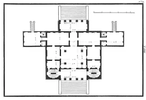 Plan of the Villa Cornaro