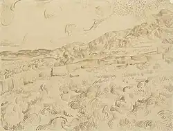 F1547 The Enclosed Wheatfield After a Storm, Van Gogh Museum