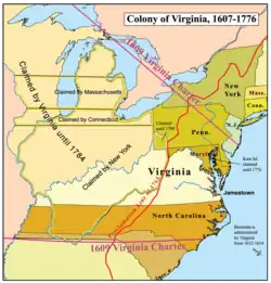 Location of Virginia