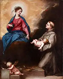 Vision of Saint Anthony, by Alonso Cano