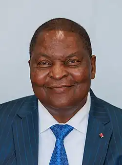 Faustin-Archange Touadéra in 2025