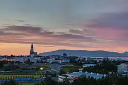 Reykjavík sunset from Perlan