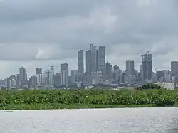 View of Barranquilla from Magdalena River