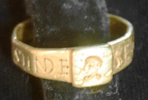 The Ring of Silvianus is a Roman gold ring of around the 4th century, found near a former Roman town, Silchester that has an inscription naming Senecianus.[18]