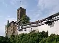 Wartburg near Eisenach (1250–1406: residence of the Wettins)