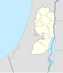 Nablus is located in the West Bank