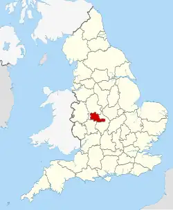 West Midlands within England