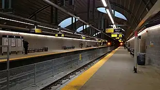 Westbrook Station on the Blue Line