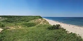 The outer beach of Cape Cod National Seashore near Wellfleet