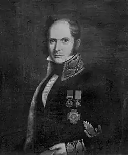 Portrait of a middle-aged man in uniform