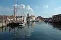 Harbour of Wismar, a historical Hanseatic city sharing its World Heritage Site status with Stralsund