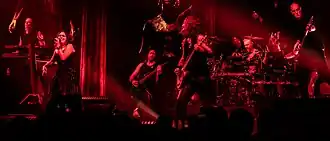 Within Temptation at the Palau Sant Jordi, Barcelona during the 2024 Bleed Out Tour