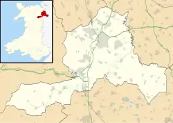 Wrexham is located in Wrexham