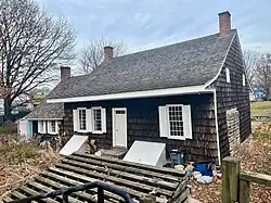 The Wyckoff Farm in Flatbush, Brooklyn. Some of its construction still dates from the Dutch period of what is currently New York City.