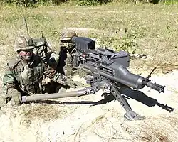 XM307 25&nbsp;mm caliber man portable Automatic Grenade Launcher, part of the cancelled OCSW program