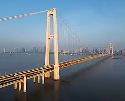 The Yangsigang Yangtze River Bridge in Wuhan, was completed in 2019.