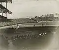 The Stadium during the 1927 season before the left field grandstand was extended