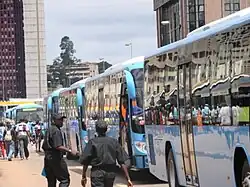 Buses in Yaoundé