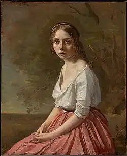 Young Woman in a Pink Skirt (1845–50), Clark Art Institute, Williamstown, Massachusetts