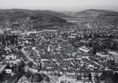 Aerial view in 1958