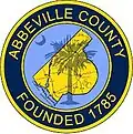 Official seal of Abbeville County, South Carolina