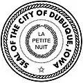 Official seal of Dubuque