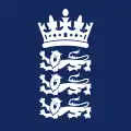 The arms worn by England cricket team, the national football team removed the original crown to distinguish it from the cricket team in 1949.[41]
