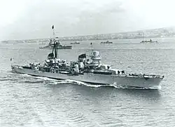 Light cruiser Eugenio di Savoia, Admiral Da Zara's flagship during the battle of Mid-June (1942)